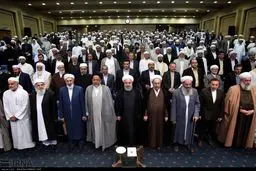 عکس/ دیدار رئیس جمهور با علمای اهل سنت