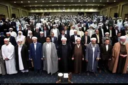عکس/ دیدار رئیس جمهور با علمای اهل سنت
