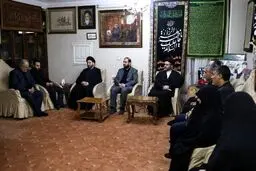 حضور عمار حکیم در منزل سپهبد شهید سلیمانی + عکس