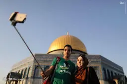 سلفی‌ به سبک فلسطینی /تصاویر