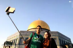 سلفی‌ به سبک فلسطینی /تصاویر