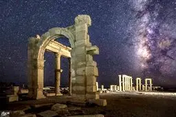 عکس بی‌نظیر عکاس ایرانی از پالمیرای سوریه