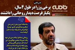 فتوتیتر/ ضرغامی: برخی وزرا در طول ۴سال، یکبار فرصت دیدار روحانی را داشتند