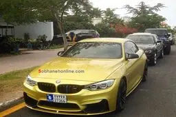 عکس/ BMW زیبای زرد قناری و خاص در ایران