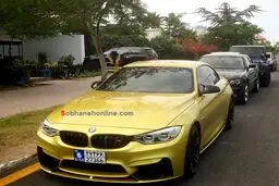 عکس/ BMW زیبای زرد قناری و خاص در ایران
