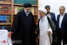 عکس / دیدار رئیس دستگاه قضا با مراجع عظام قم