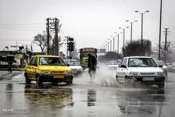 باران خیابان‌های همدان را دریاچه کرد! /تصاویر