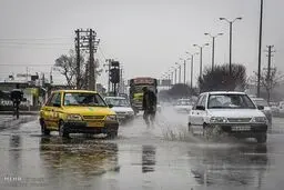باران خیابان‌های همدان را دریاچه کرد! /تصاویر