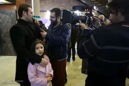 پزمان بازغی و دخترش در موزه سینما/عکس