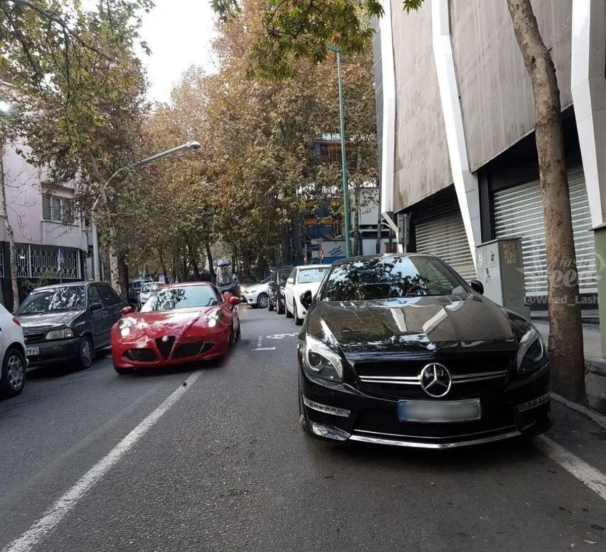 تصویری باورنکردنی از یکی از خیابان های پایتخت