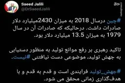 لازمه تحقق جهش تولید به روایت سعید جلیلی
