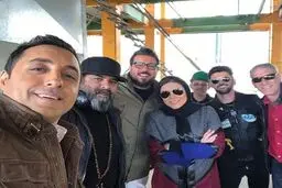 تصویری جدید از سحر دولتشاهی و امین حیایی در ساخت ایران 2