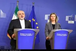 کنفرانس مطبوعاتی مشترک ظریف و موگرینی/تصاویر