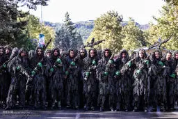 پوشش جالب یگان استتار ارتش/عکس