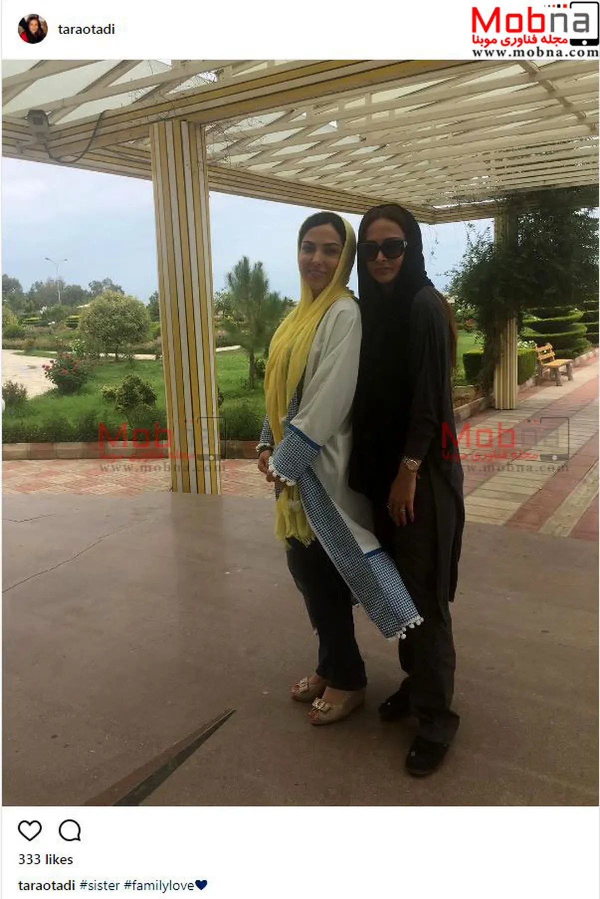 تیپ و ژست جالب لیلا و تارا اوتادی/ عکس