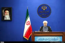 تصاویر نشست خبری روحانی با رسانه‌ها
