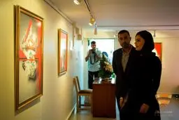 حضور الناز شاکردوست در یک مکان فرهنگی!/عکس