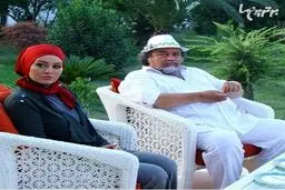 سحرقریشی در کنارمحمدرضا شریفی نیا/عکس