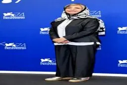 حضور و ظاهر خاص و متفاوت رخشان بنی اعتماد در جشنواره ونیز + تصاویر
