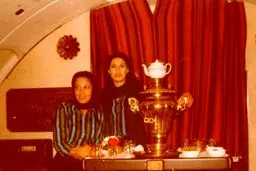 چای و سماور در هواپیمای مسافربری ایرانی+عکس