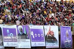 چهره‌های حاضر در جشن پیروزی روحانی/تصاویر