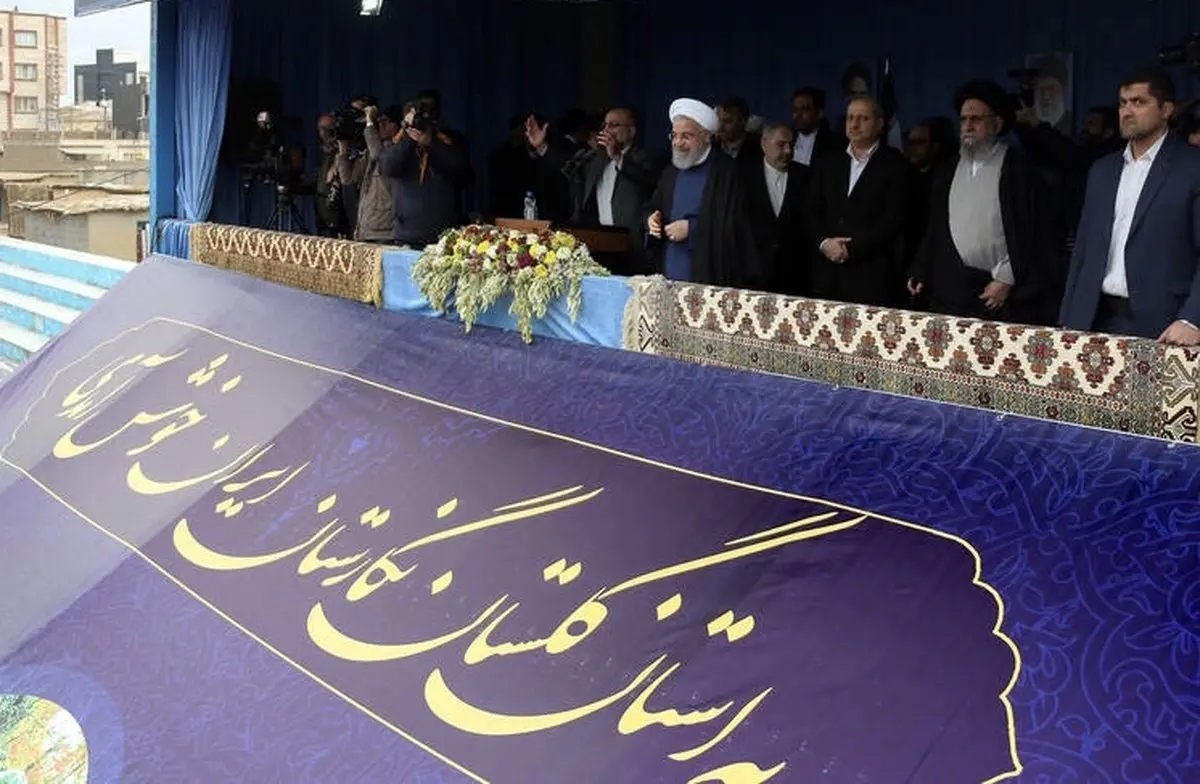 سخنرانی روحانی در جمع مردم گنبد کاووس/ تصاویر