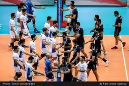 دیدار تیم های والیبال ایران و آرژانتین/ تصاویر