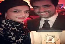 سلفی ترانه علیدوستی و شهاب حسینی/ عکس