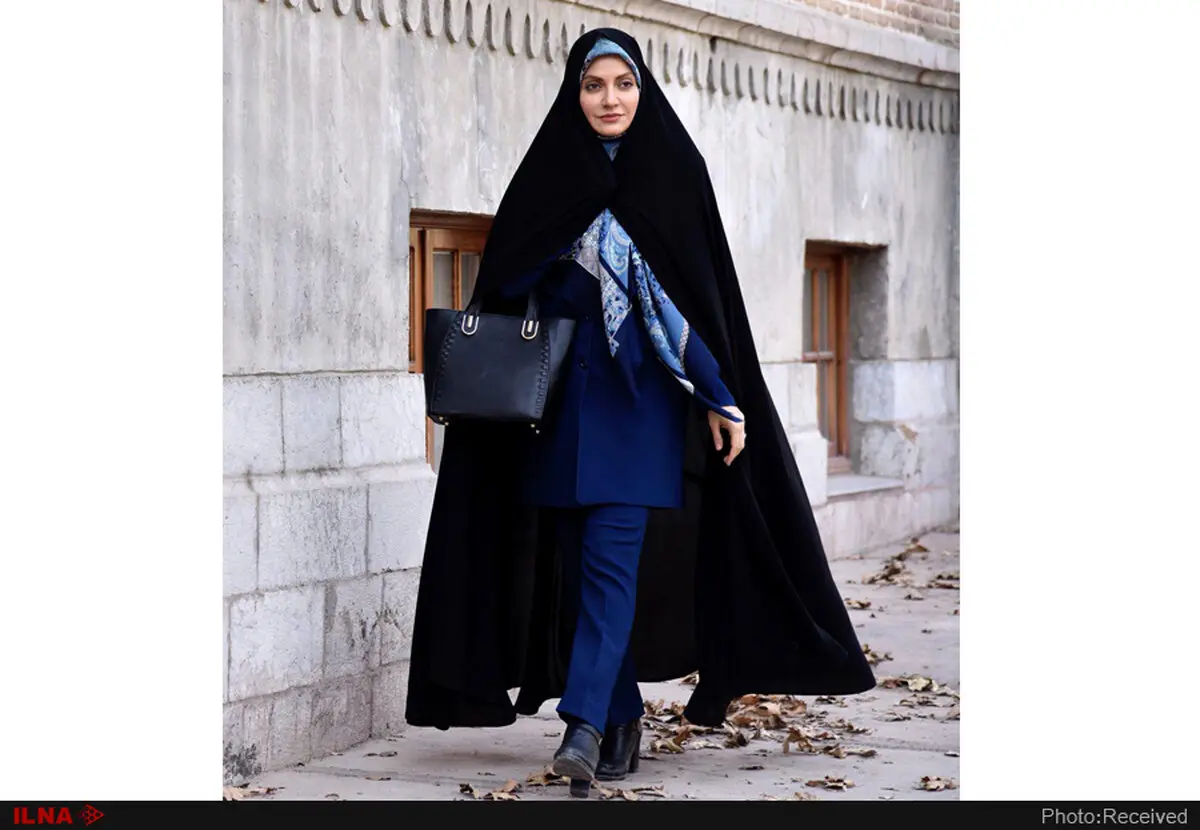 مهناز افشار چادری شد /عکس