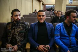 خواننده زیرزمینی در مجلس ختم مرحوم ارجمند / عکس