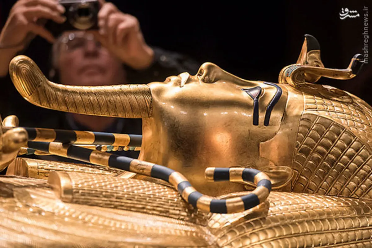 تابوت توت عنخ آمون/عكس