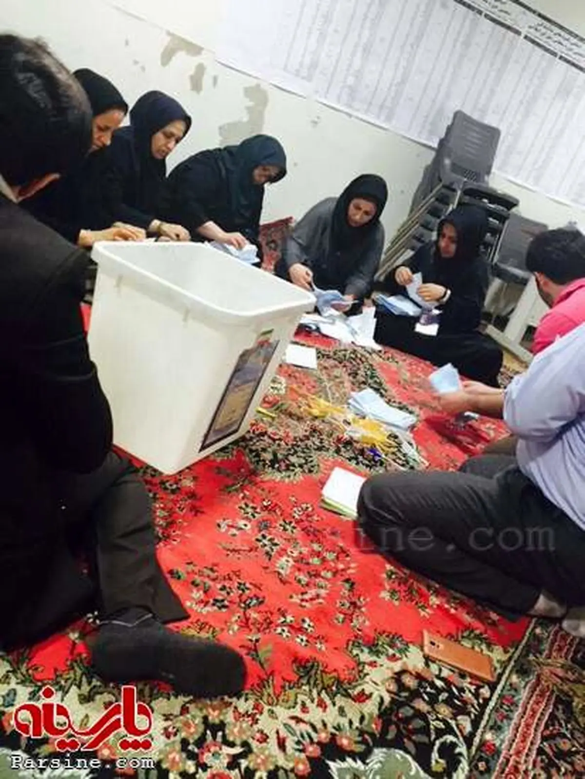 عکس/ نحوه شمارش آراء انتخابات