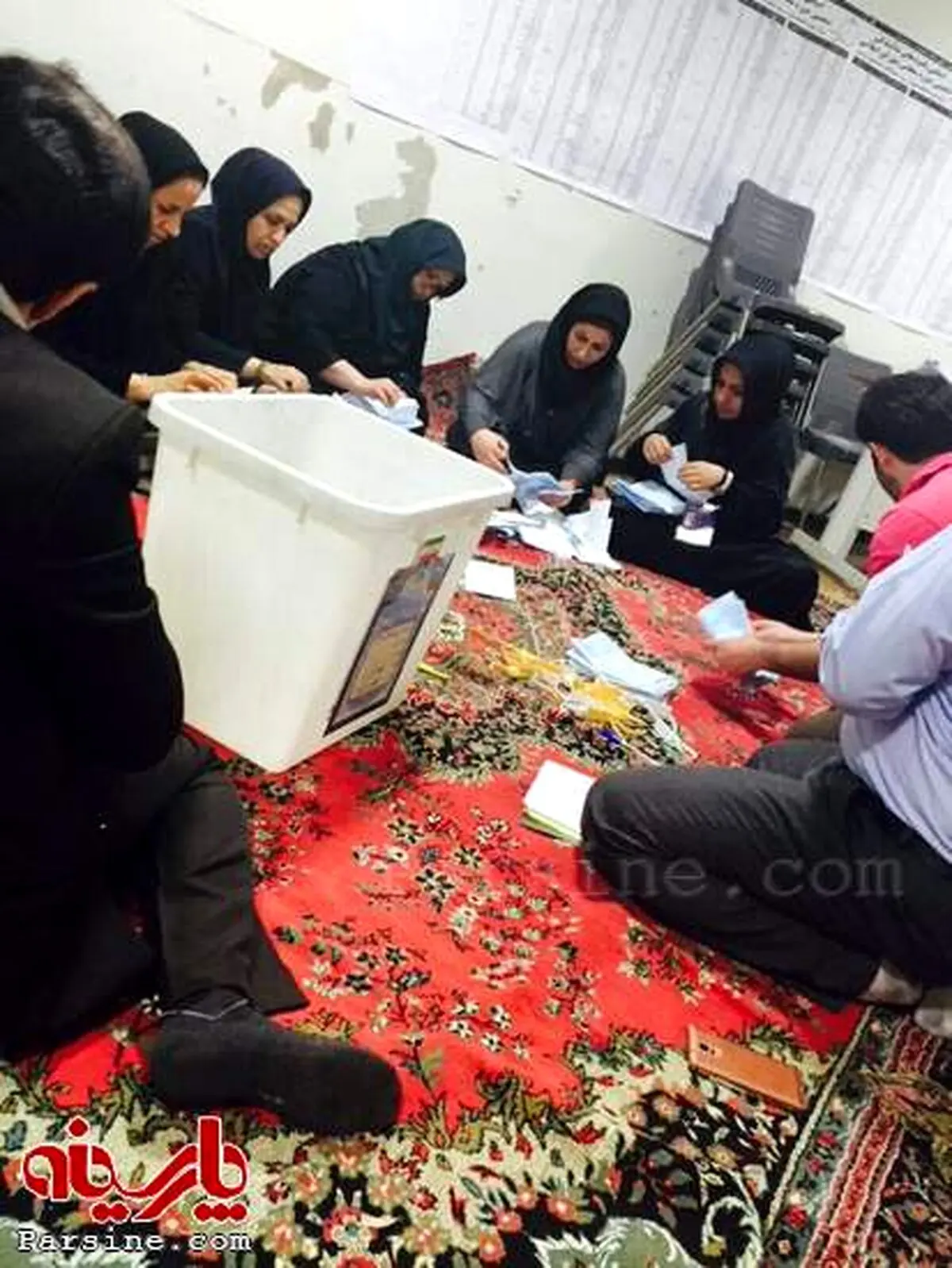 عکس/ نحوه شمارش آراء انتخابات