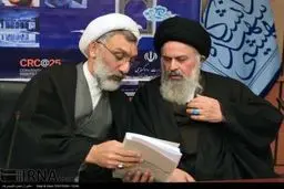 حضور پورمحمدی و آیت الله موسوی بجنوردی در نشست نقش رهبران دینی در پیشگیری از خشونت علیه کودکان/تصاویر