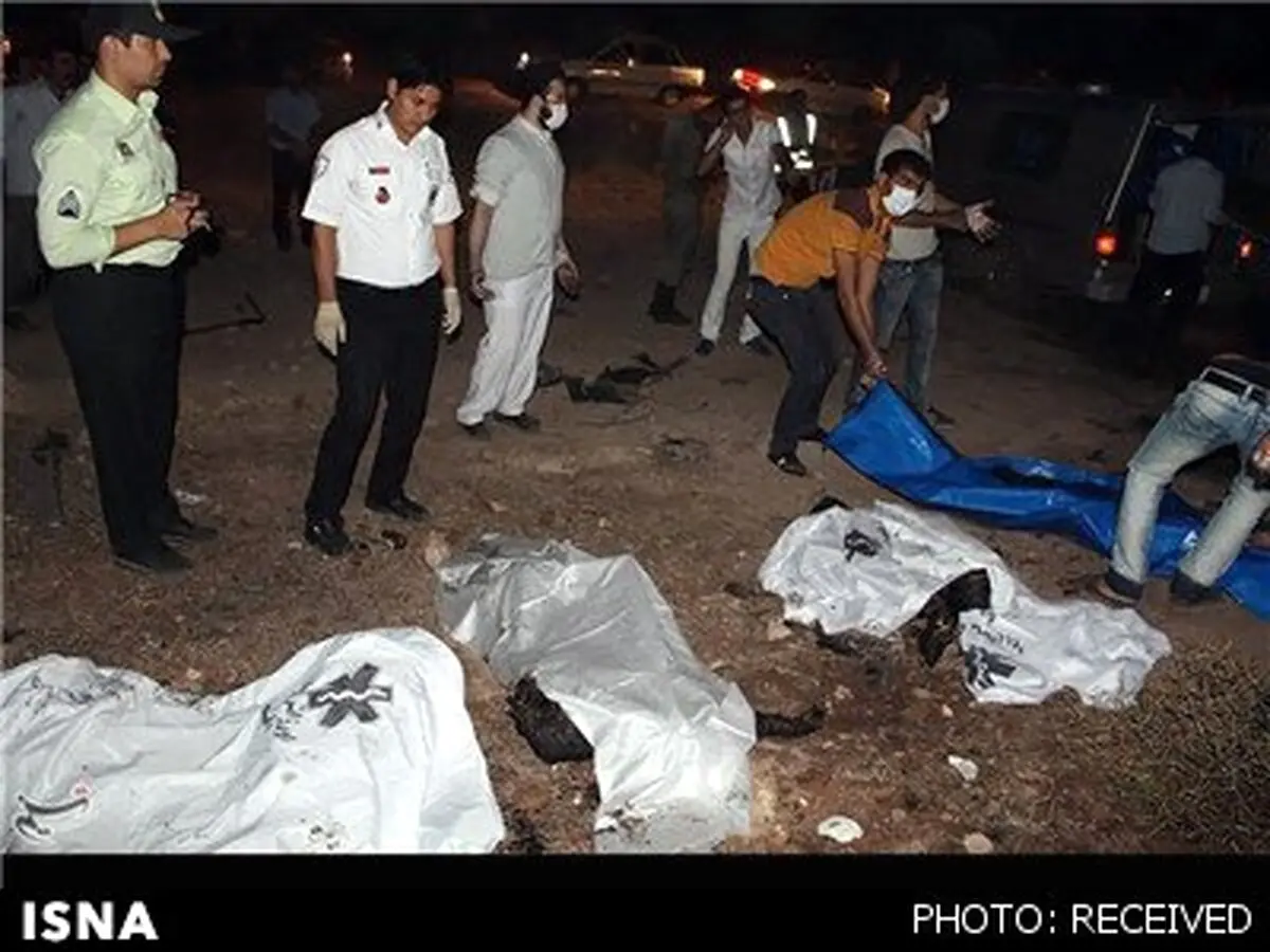 تصادف مرگبار در جاده مرگ+عکس