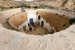 تصاویری از خانه‌‎ انسان‌های غارنشین