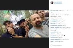 سلفی نقی معمولی درحرم رضا(ع)/عکس