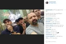 سلفی نقی معمولی درحرم رضا(ع)/عکس