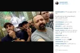 سلفی نقی معمولی درحرم رضا(ع)/عکس