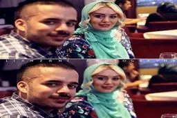 عکس جدید سحر قریشی در کنار برادرش