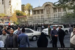 تجمع اعتراضی در مقابل سفارت عربستان در تهران/تصاویر