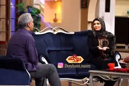 ليندا كيانی میهمان امشب دورهمی مدیری/ عکس
