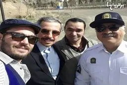 عکس سلفی از پشت صحنه مجموعه اتاق عمل مهران مدیری