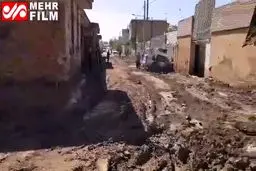 فیلمی از امدادرسانی نیروهای عراقی در مناطق سیل‌زده