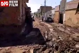 فیلمی از امدادرسانی نیروهای عراقی در مناطق سیل‌زده