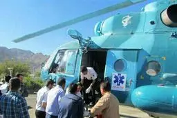 نجات جان مادر باردار در نخستین ماموریت آمبولانس هوایی + عکس