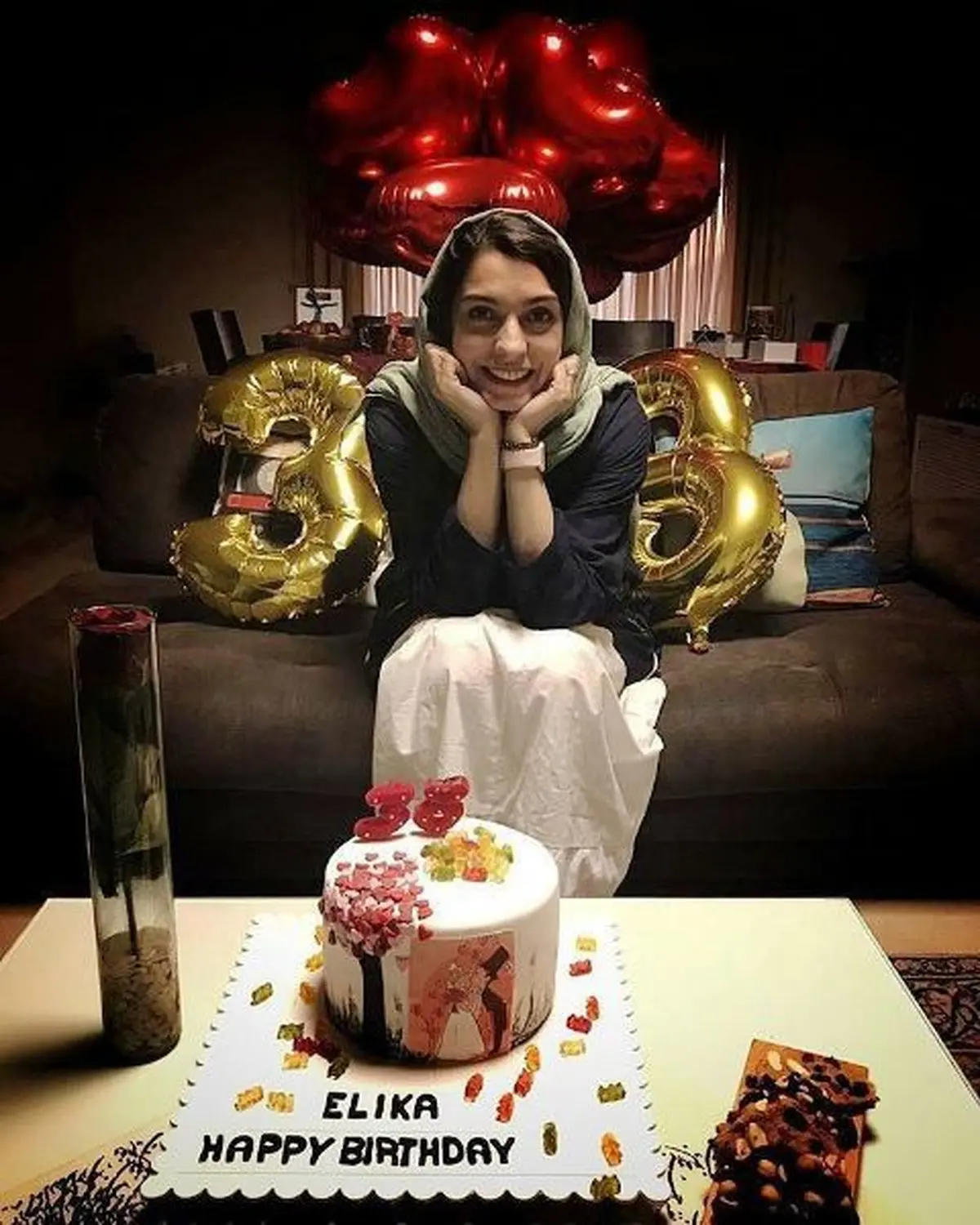 جشن تولد 38 سالگی الیکا عبدالرزاقی! عکس