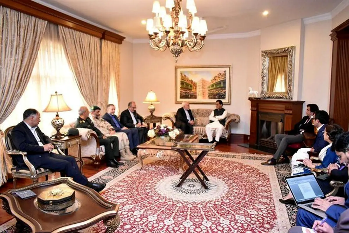 دیدار ظریف با نواز شریف