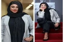 استایل آزاده صمدی در یک فستیوال جهانی/عکس