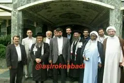 شهید رکن آبادی در کنار شیخ زکزاکی/ عکس